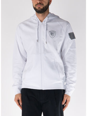 FELPA HOODIE BEAL, 100 BIANCO OTTICO, small