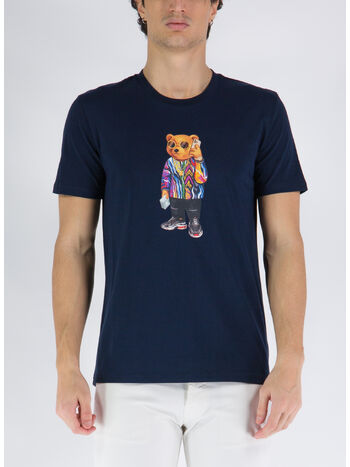 T-SHIRT ORGANIC FILOU, 05 NAVY BLUE, small