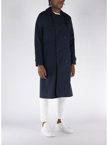 TRENCH FREE GABARDINA, 05 BLU NAVY, small