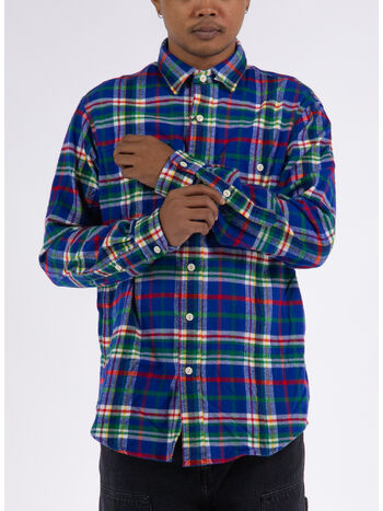 CAMICIA A QUADRI, 6162A ROYAL/WHITE MU, small
