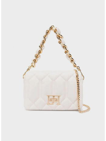 BORSA CON CATENELLA DORATA, 193 BURRO, small