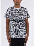 T-SHIRT PRINT ALL OVER GRAFFITI, 003 WHITE, thumb