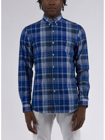 CAMICIA A QUADRI, 6144A BLUE MULTI, small