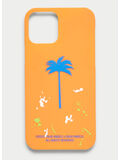 COVER PAINTED PALM IPHONE CASE 12/12PRO, 2040ORANGELIG, thumb