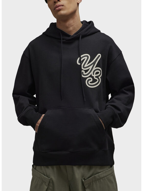 FELPA HOODIE GFX, BLACK, medium