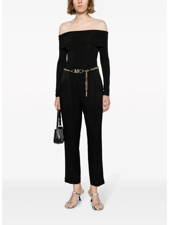 PANTALONE SLINKY SATIN BACK, 001 BLACK, medium
