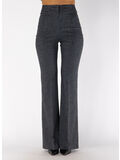 PANTALONE PINSTRIPE FLARE, DARK GREY, thumb