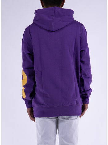 FELPA CON CAPPUCCIO BIG LOGO, VIOLA, small