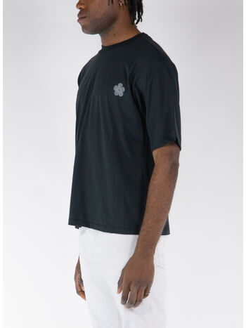 T-SHIRT CON STAMPA, 110 BLACK, small