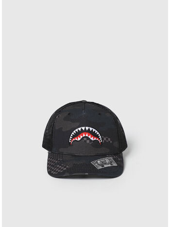 CAPPELLO CAMO CHECKERED, GREY, small