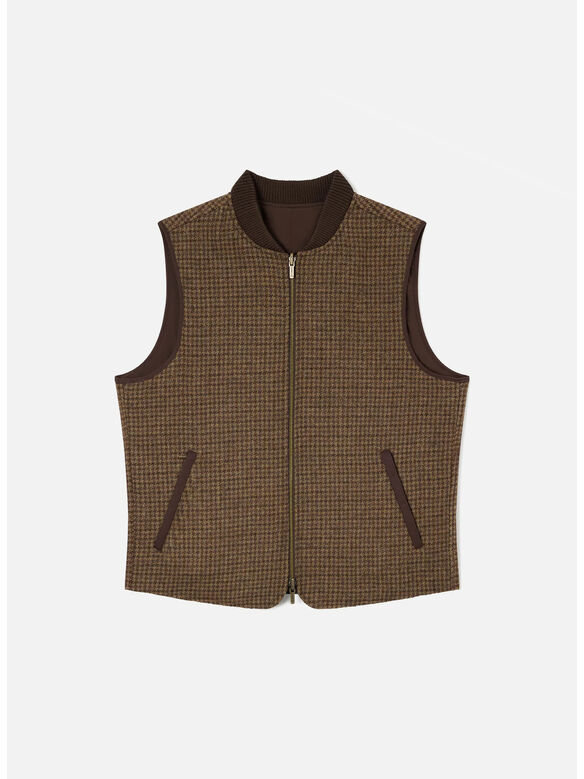 GILET SPENCER WOOL, 00370M PIED DE POULE 5218, medium