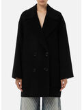 CAPPOTTO CORTO IN LANA TAGLIO CABAN, 110 NERO, thumb