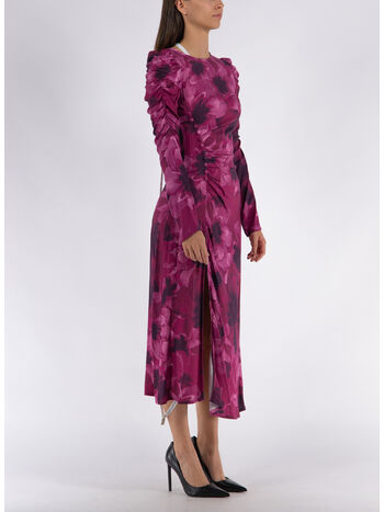 ABITO GIROCOLLO CON DRAPPEGGIO, DALIM PURPLE, small