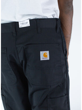 PANTALONE DOUBLE KNEE, 8902 BLACK RINSED, small