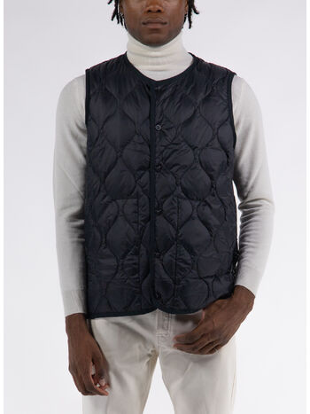 GILET MILITARY CREW NECK, BLACK, small