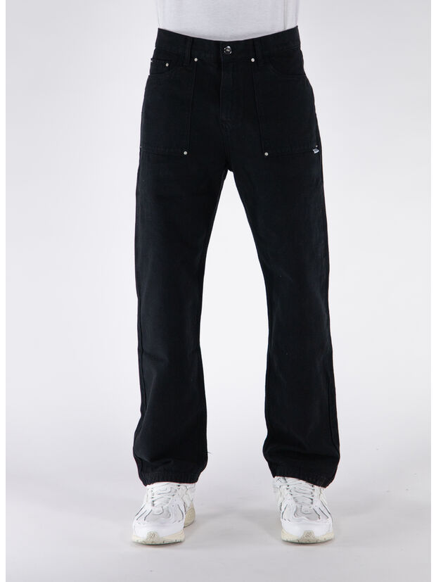JEANS CANVAS, BLACK, large