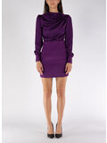 ABITO THE DALIA DOUBLE, AUBERGINE, thumb