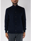 MAGLIONE A COLLO ALTO CON BOTTONI, W6K5.00038 BLU, thumb