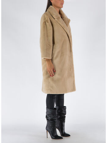 CAPPOTTO IN PELLICCIA, 002 PANC, small