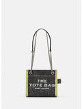 BORSA MINI THE DENIM CHAIN TOTE, 965 BLACK WASH, thumb