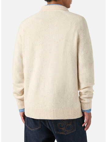 MAGLIONE ALFIE RAGLAN DONEGAL, 00039M 10H GRAIN, small