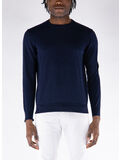 MAGLIONE GIROCOLLO, 38 BLU, thumb