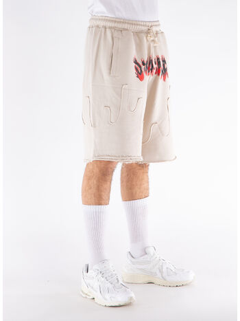 SHORTS RIPPED FLAME, , small