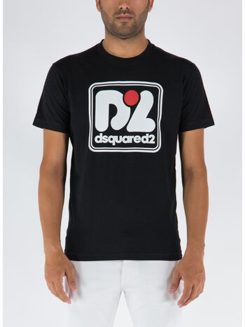 T-SHIRT CON LOGO, 900 BLACK, small
