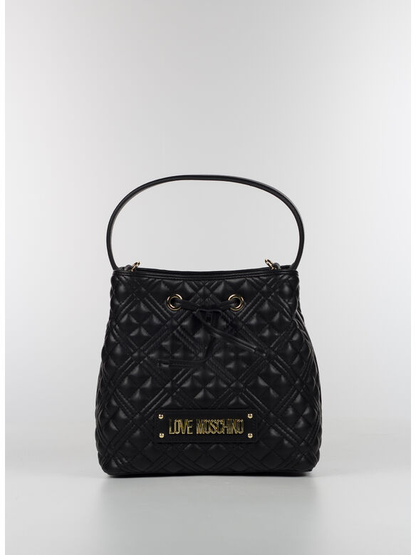BORSA A SECCHIELLO, 000 NERO, medium