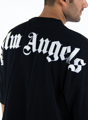 T-SHIRT CLASSIC LOGO OVER TEE, 1001BLACKWHITE, small