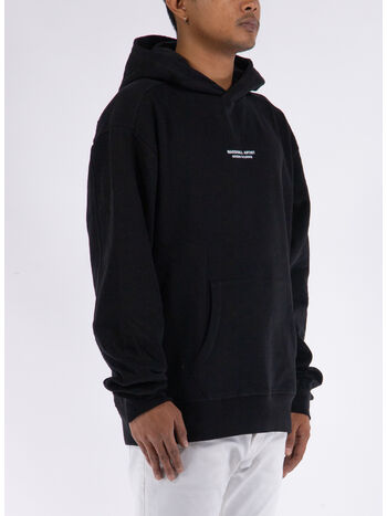 FELPA SIREN OTH CON CAPPUCCIO, 001 BLACK, small