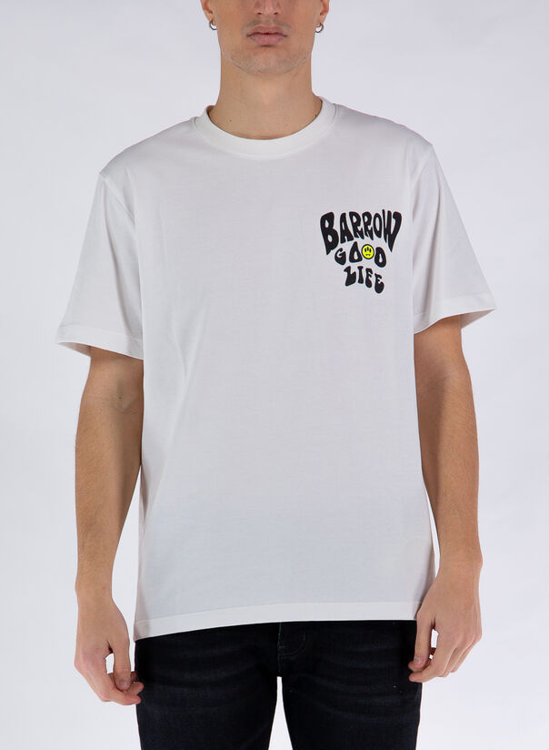 T-SHIRT JERSEY CON STAMPA, 002OFFWHITE, large