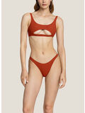 BIKINI A FASCIA CON DETTAGLI CUT-OUT, 031 BRONZO, thumb