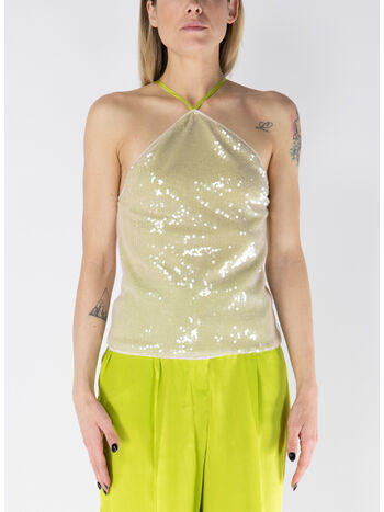 TOP SEQUIN HALTER, 4206 ROSA, small