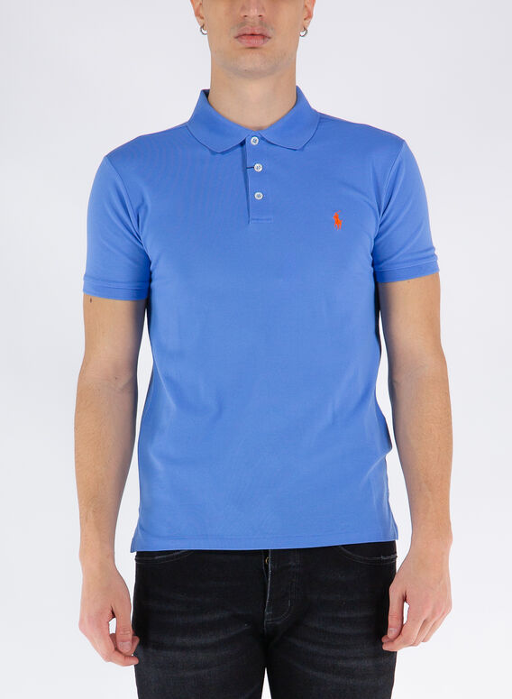 POLO A MANICHE CORTE, 201HARBISLABLUE, medium