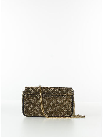 BORSA LOVE CON STRASS, LH3Y BRONZO ORO, small