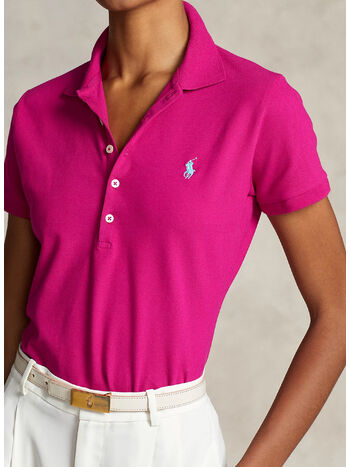 POLO A MANICHE CORTE, PINK SKY, small