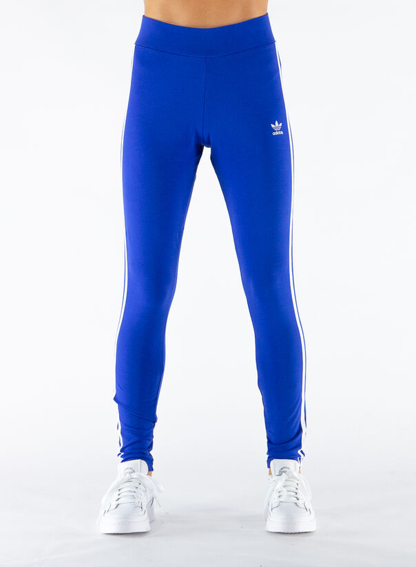 ADIDAS LEGGINGS 3 STRIPES Azzurro Donna Selecteur