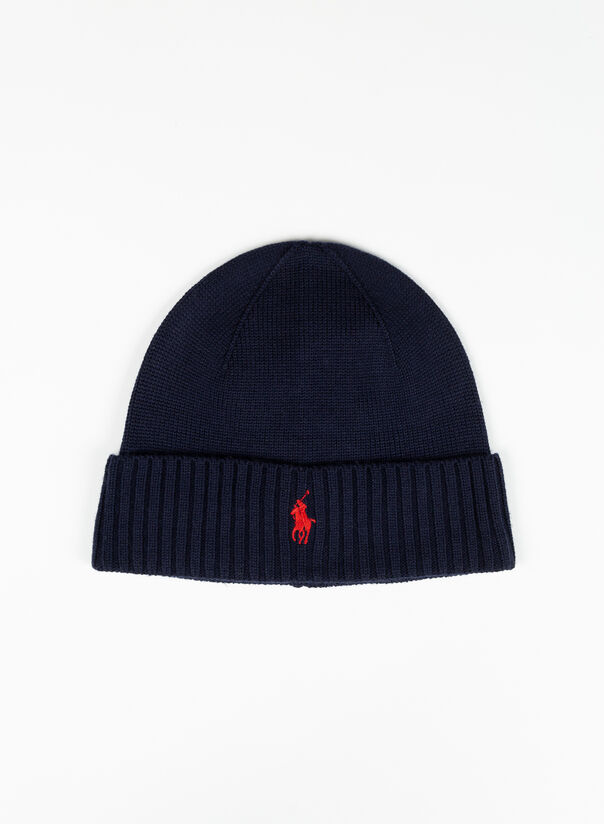 POLO RALPH LAUREN CAPPELLO IN LANA CON ESCLUSIVO PONY Blu Uomo | Selecteur