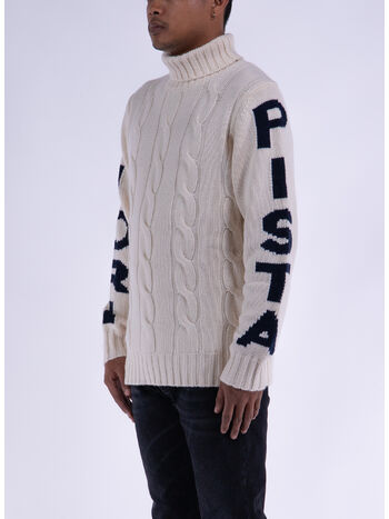MAGLIONE FISHERMAN FUORI PISTA, 09879E BIANCO, small
