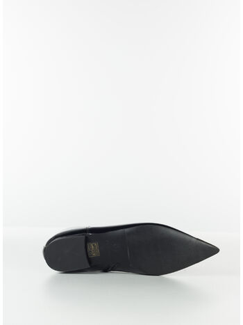 STIVALETTO IN NAPPA CON PUNTA IN METALLO, Z99 BLACK, small