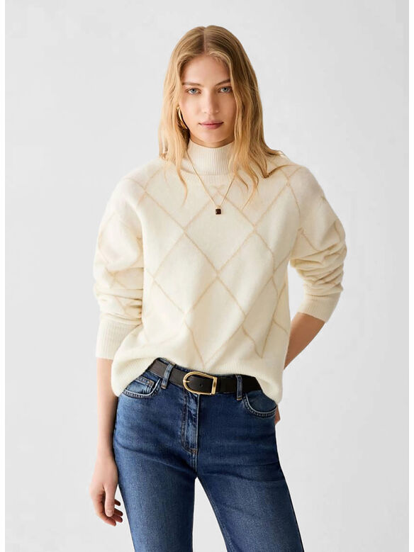MAGLIONE BOERO, 003 BIANCO, medium