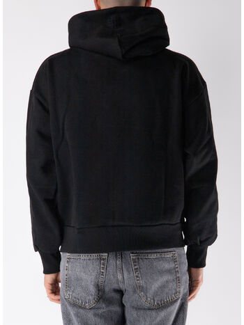 FELPA HOODIE CLASSIC EMBROIDERY LOGO BOXY, CHB BLACK CLASSIC, small