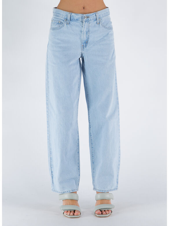 JEANS BAGGY DAD, LIGHT INDIGO, medium