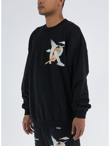 FELPA STORM IS HEAVEN, 01 JET BLACK, small