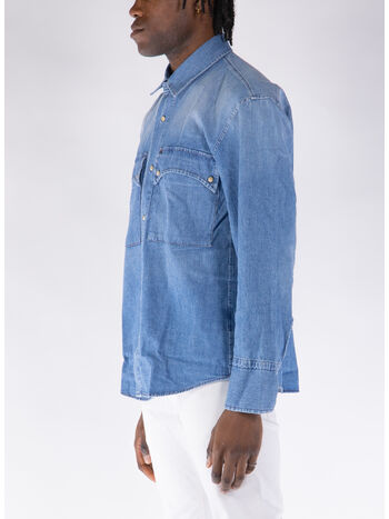 CAMICIA TEXANA, C0999 MID STONE DENIM, small