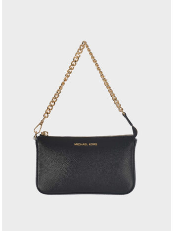 BORSA CHAIN POUCHETTE JET SET, BLACK, small