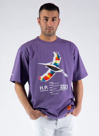 T-SHIRT OS RAINBOW, 3501PURPLEWHITE, small