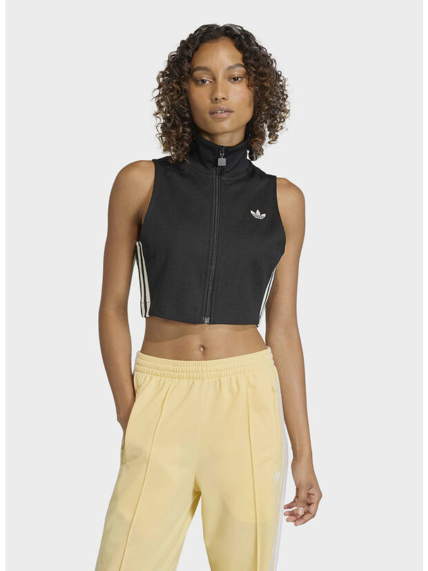 TOP SLEEVELESS, BLACK/WHITE, large