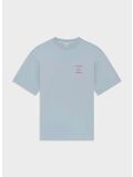 T-SHIRT SLOGAN CALLIGRAPHY, LIGHT BLUE, thumb